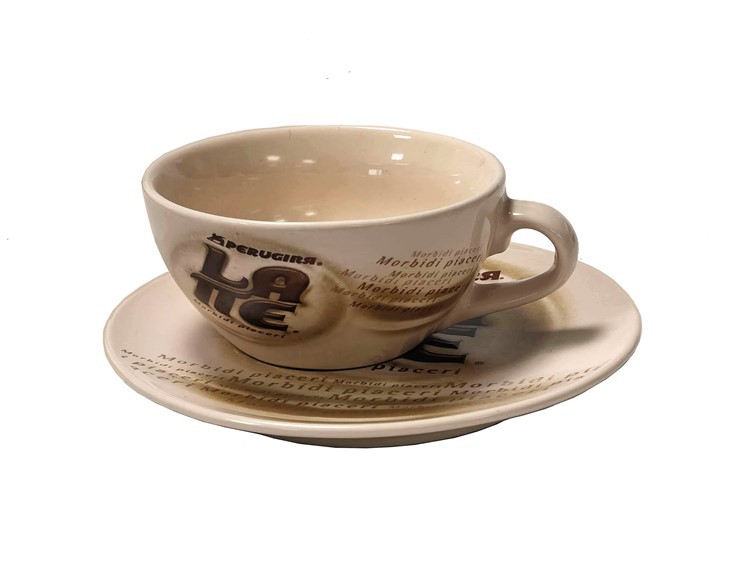 Retro Printed Ceramic Cup And Saucer Set suppliers