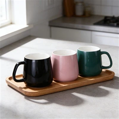 Ceramic Colored Coffee Cup